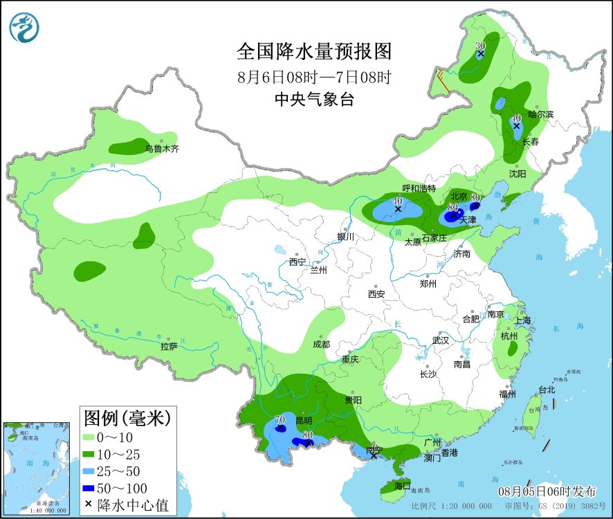 東北華北等地有較明顯降水 江漢江淮等地有持續(xù)性高溫