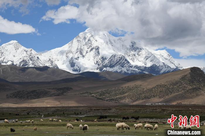 資料圖為拉薩市尼木縣境內的瓊姆崗嘎雪山?！∝暩聛硭?攝