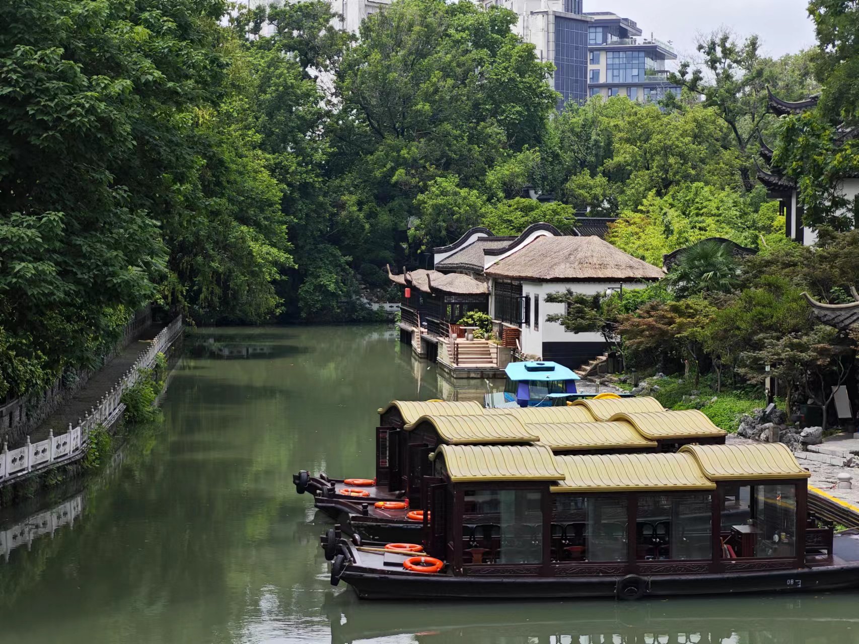 揚州大運河文化旅游度假區(qū)一角。人民網(wǎng)記者 黃鈺攝