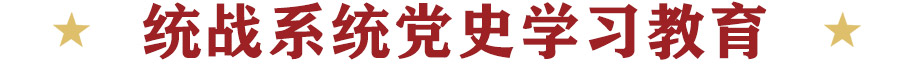 統(tǒng)戰(zhàn)系統(tǒng)黨史學習教育